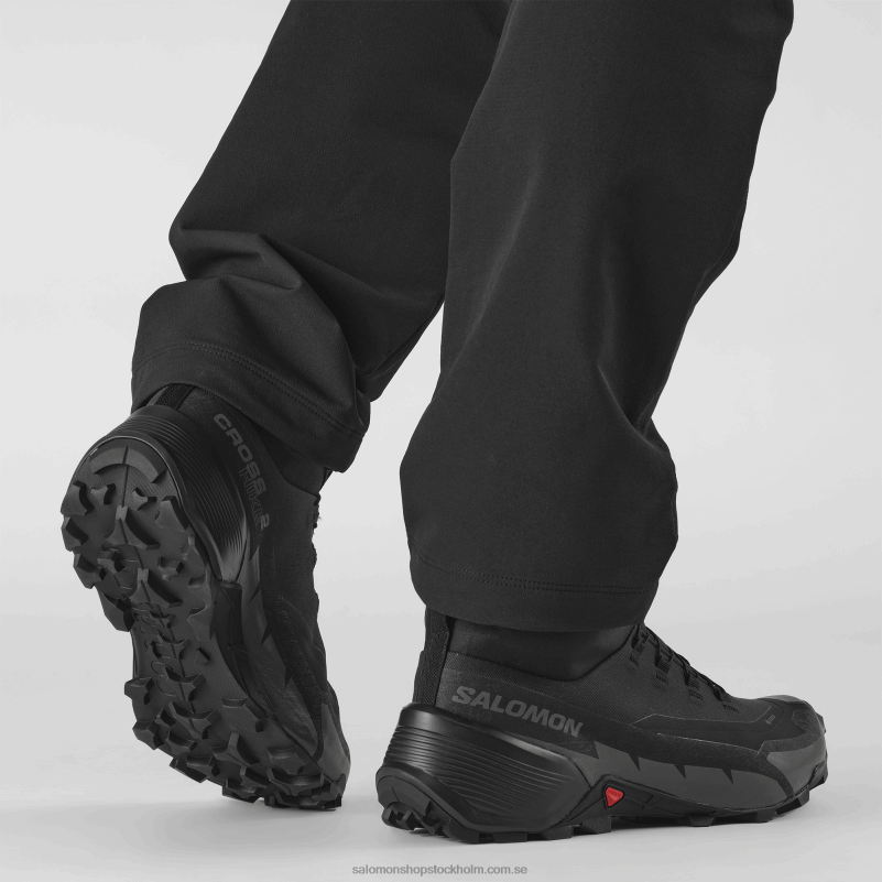 Salomon svart/magnet vandringskängor för män - cross hike 2 mid gore-tex T82RP36