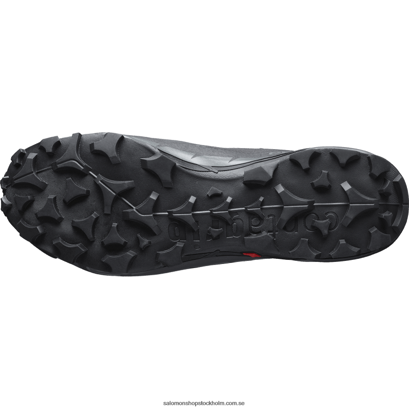 Salomon svart/magnet vandringskängor för män - cross hike 2 mid gore-tex breda T82RP19