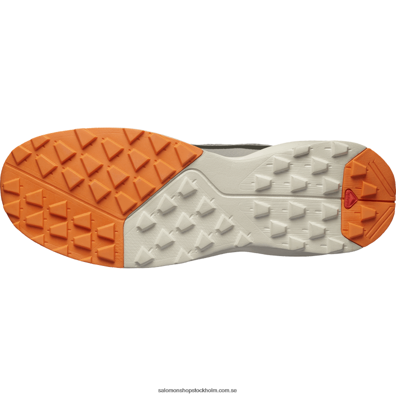 Salomon tenn/fjädergrå/scharlakansröd ibis vandringsskor för män - patrull T82RP48