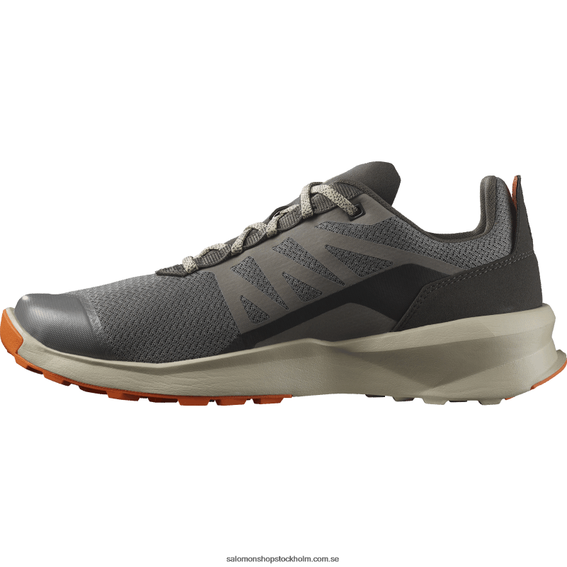 Salomon tenn/fjädergrå/scharlakansröd ibis vandringsskor för män - patrull T82RP48