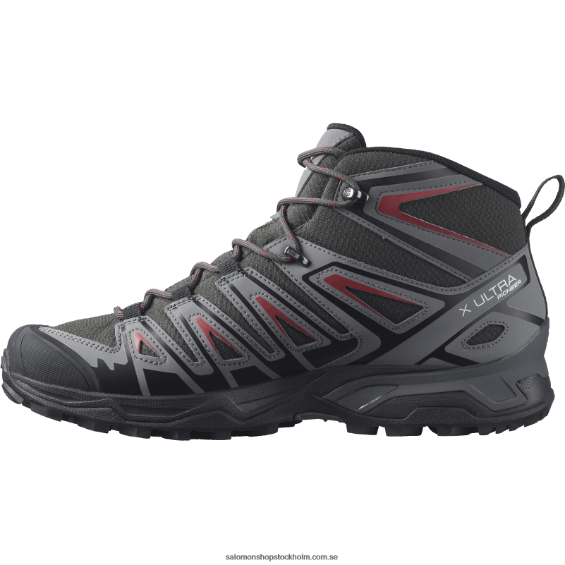 Salomon torv/lugn nyans/cykelröd vandringskängor för män - x ultra pioneer mid clima vattentät T82RP39
