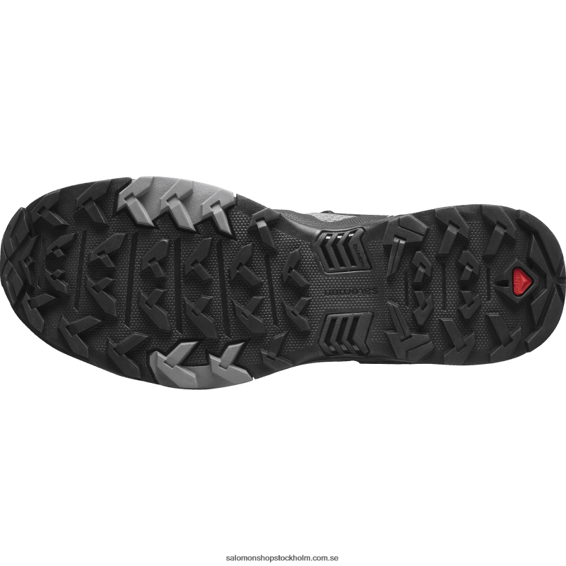 Salomon tyst nyans/svart vandringsskor för män - x ultra 4 T82RP26