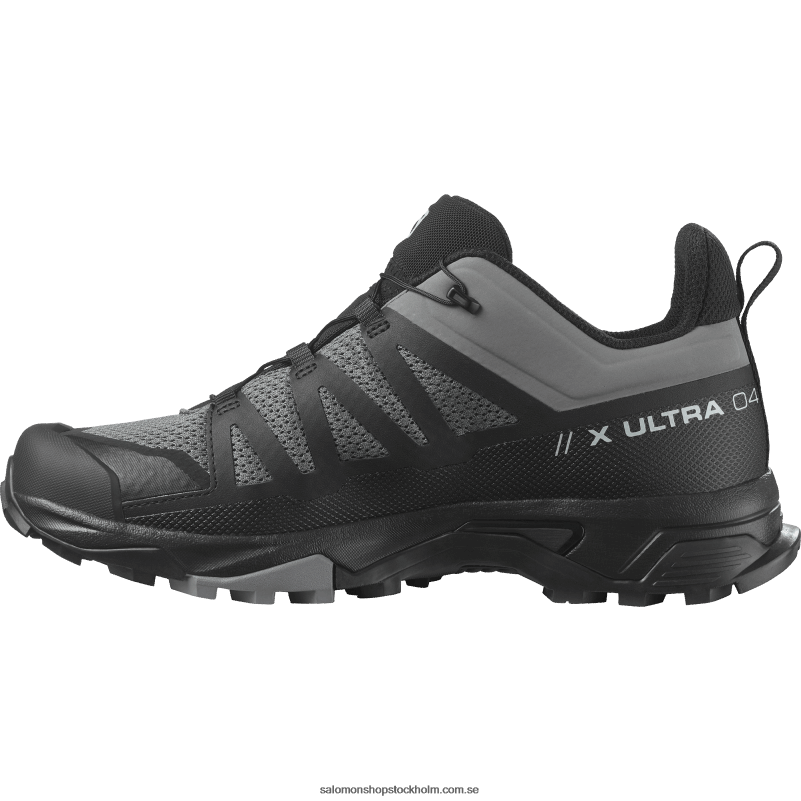 Salomon tyst nyans/svart vandringsskor för män - x ultra 4 T82RP26