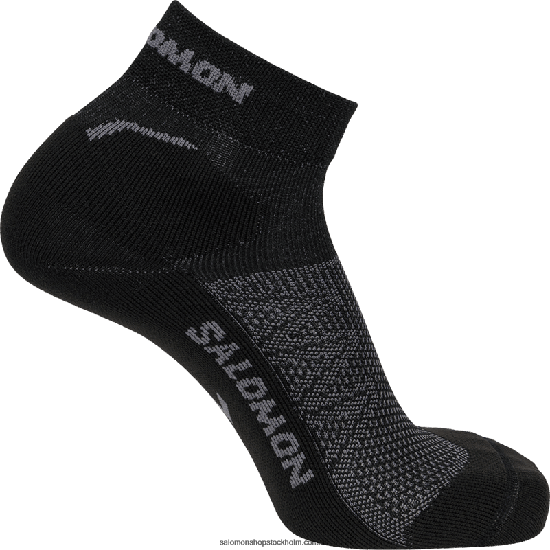 Salomon djup svart/magnet herrstrumpor - speedcross ankel T82RP462