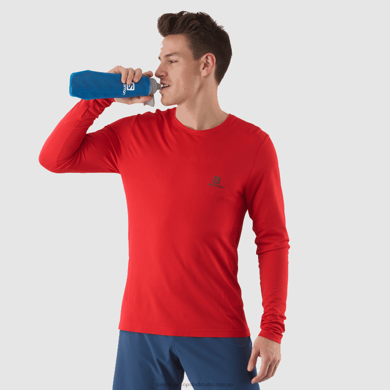 Salomon klarblå hydratiseringstillbehör för män - mjuk kolv 400ml/13oz isolerad 42 T82RP388