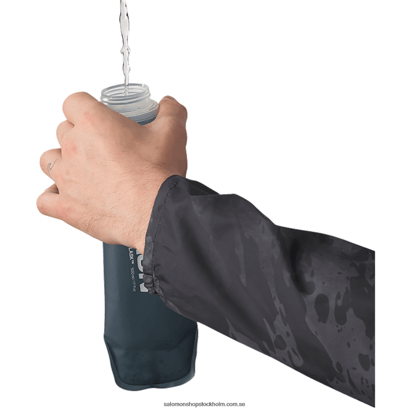 Salomon skiffergrå hydratiseringstillbehör för män - mjuk kolv 500ml/17oz 42 T82RP397