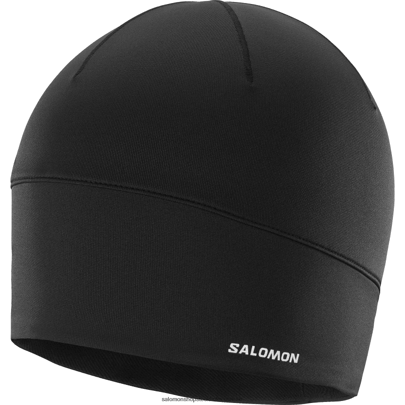 Salomon djupt svart/reflekterande silver herrmössa - aktiv T82RP457