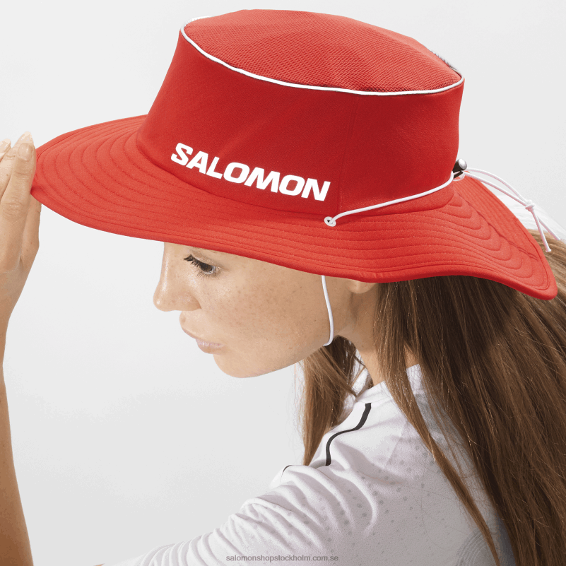 Salomon eldröd herrmössa - s/lab speed bob T82RP430