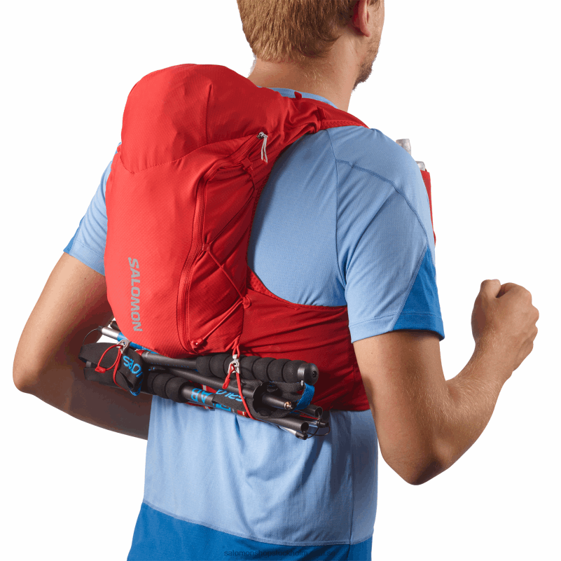 Salomon gojibär/ebenholts löparväst för män med kolvar ingår - adv skin 12 T82RP303