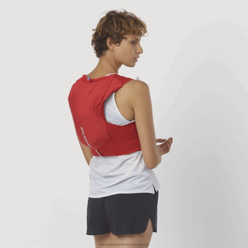 Salomon gojibär/ebenholts löparväst för män med kolvar ingår - adv skin 5 T82RP320