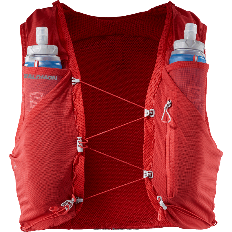 Salomon gojibär/ebenholts löparväst för män med kolvar ingår - adv skin 5 T82RP320