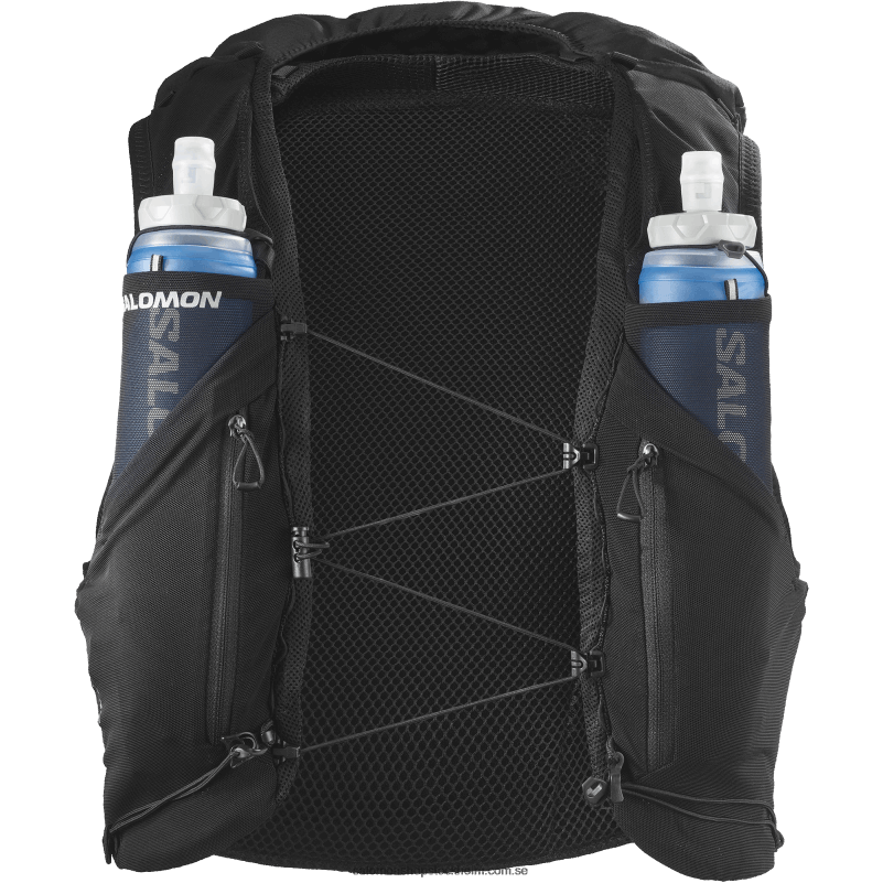 Salomon svart löparväst för män med kolvar ingår - adv skin 12 T82RP301
