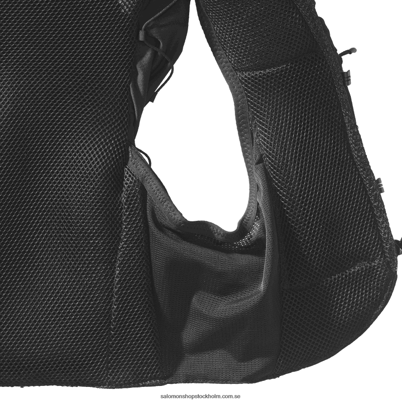 Salomon svart löparväst för män med kolvar ingår - adv skin 12 T82RP301