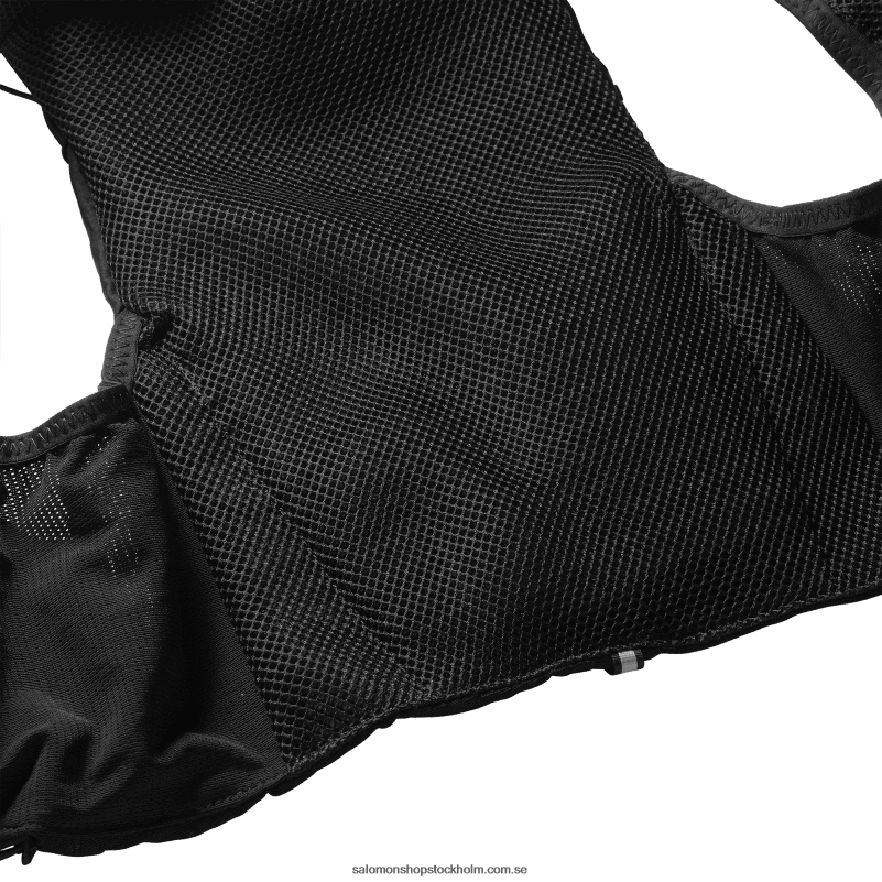 Salomon svart löparväst för män med kolvar ingår - adv skin 12 T82RP301