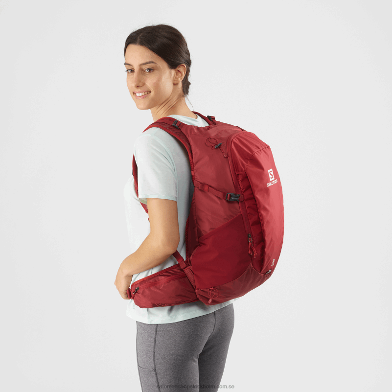 Salomon chilipeppar/röd dahlia/ebenholts vardagsväska för män - banbrytare 30 T82RP367