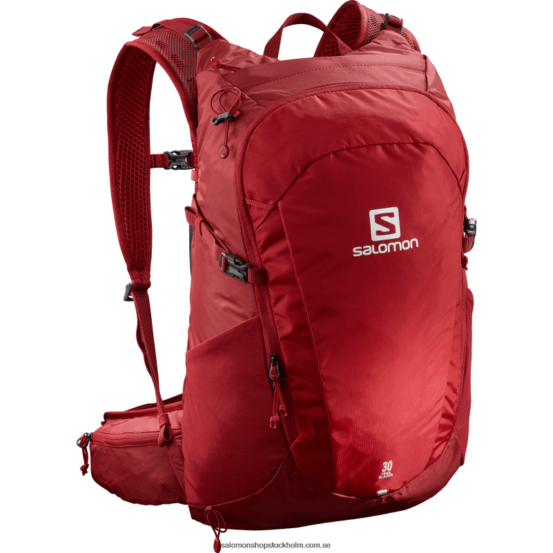 Salomon chilipeppar/röd dahlia/ebenholts vardagsväska för män - banbrytare 30 T82RP367
