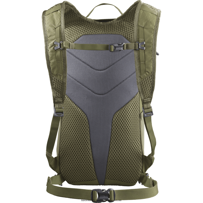 Salomon martini oliv/olivnatt/ebenholts vardagsväska för män - banbrytare 10 T82RP363