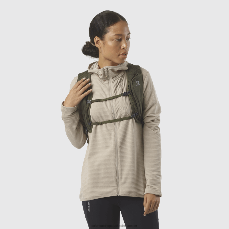 Salomon oliv natt/martini oliv vandringsväska för män - xt 10 T82RP1205