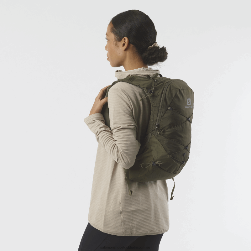 Salomon oliv natt/martini oliv vandringsväska för män - xt 10 T82RP1205
