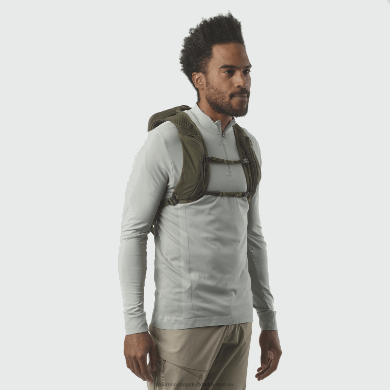Salomon oliv natt/martini oliv vandringsväska för män - xt 6 T82RP382
