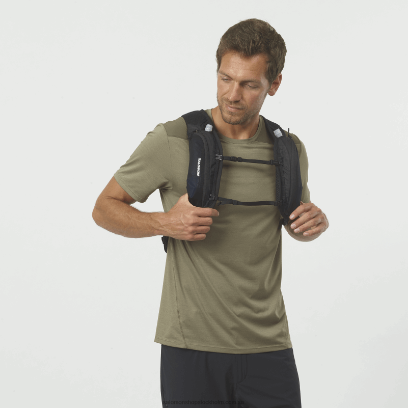 Salomon vit svart vandringsväska för män - xt 10 T82RP1206