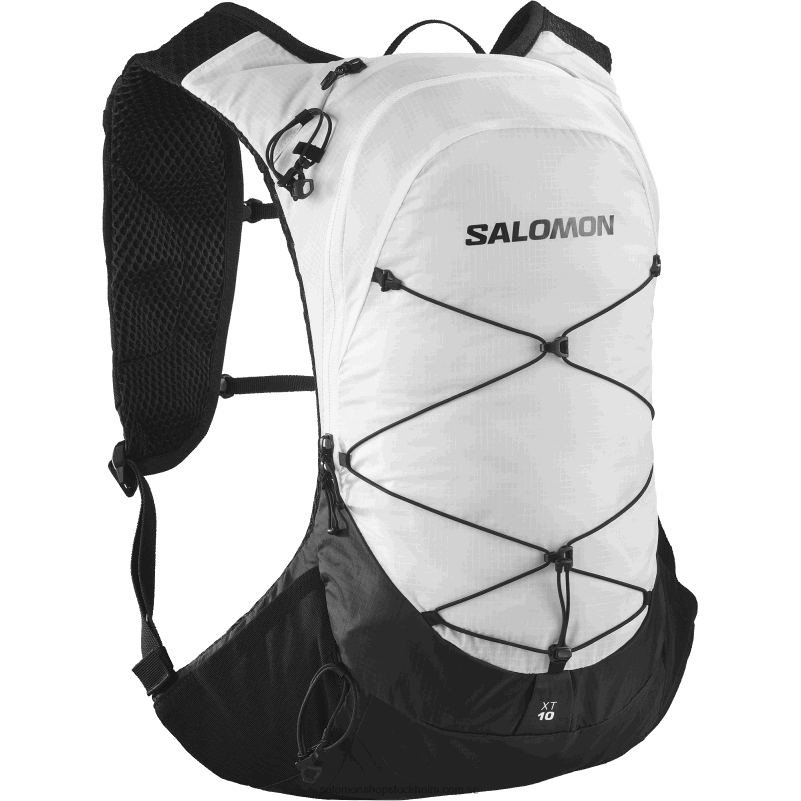 Salomon vit svart vandringsväska för män - xt 10 T82RP1206