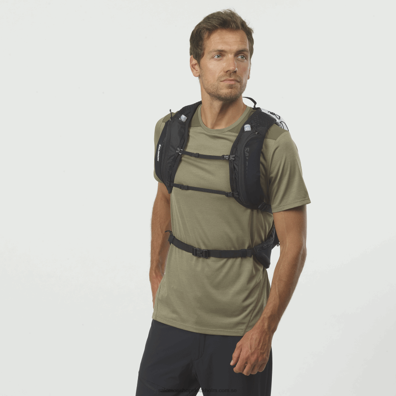 Salomon vit svart vandringsväska för män - xt 15 T82RP383