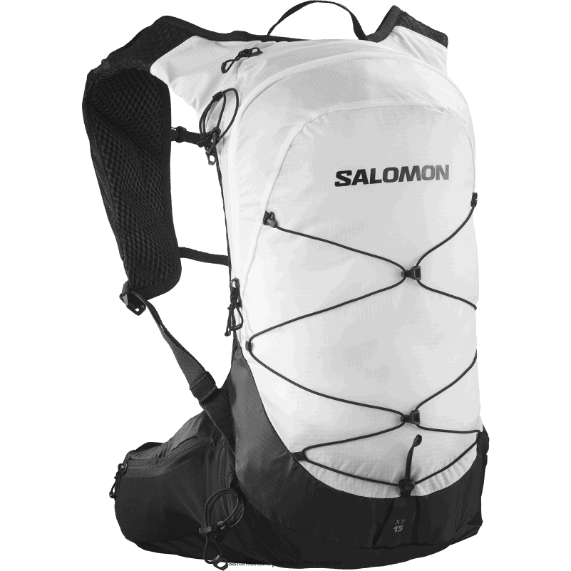 Salomon vit svart vandringsväska för män - xt 15 T82RP383