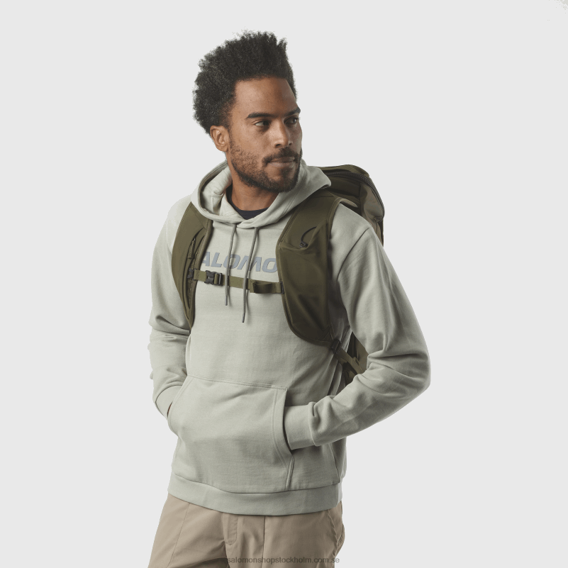 Salomon martini oliv/oliv natt åkpåse för män - outlife pack 20 T82RP404