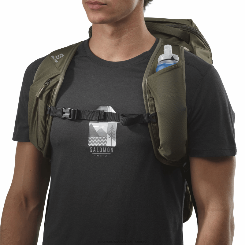 Salomon martini oliv/oliv natt åkpåse för män - outlife pack 20 T82RP404