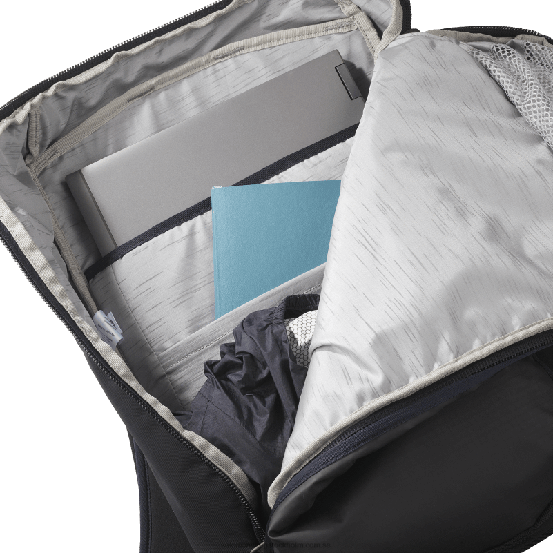 Salomon svart åkpåse för män - outlife pack 20 T82RP403